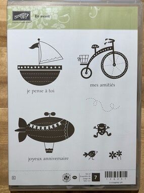 🍒 Stampin’Up! 🍒 “En avant” Stamp set.